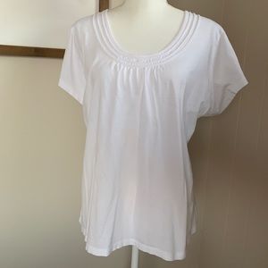 women’s white cotton blouse